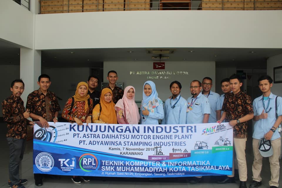 Kunjungan Industri ke PT. Astra Daihatsu Motor Engine Plant dan PT. Adyawinsa Stamping Industries